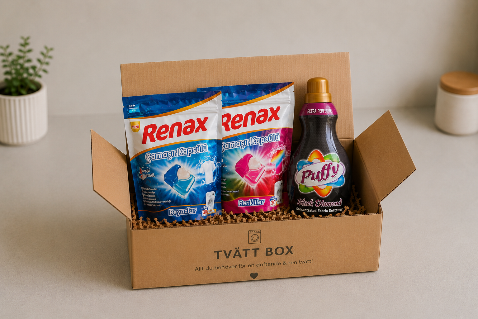 Tvättboxen och Diskboxen